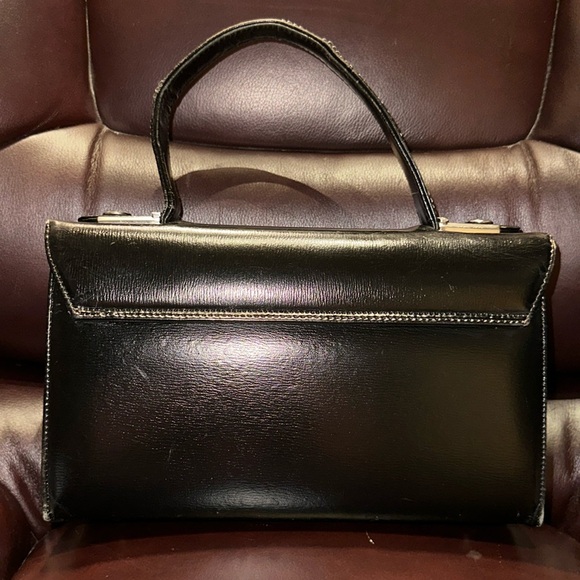 Coret Accessories Little Black Leather Handbag - Picture 5 of 16